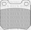 BORG & BECK BBP1605 Brake Pad Set, disc brake